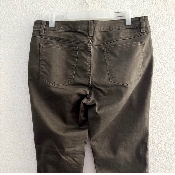 PRANA Women's size 31 Dark Mud Kayla Straight Leg Pant Organic Cotton Outdoor - Picture 3 of 7